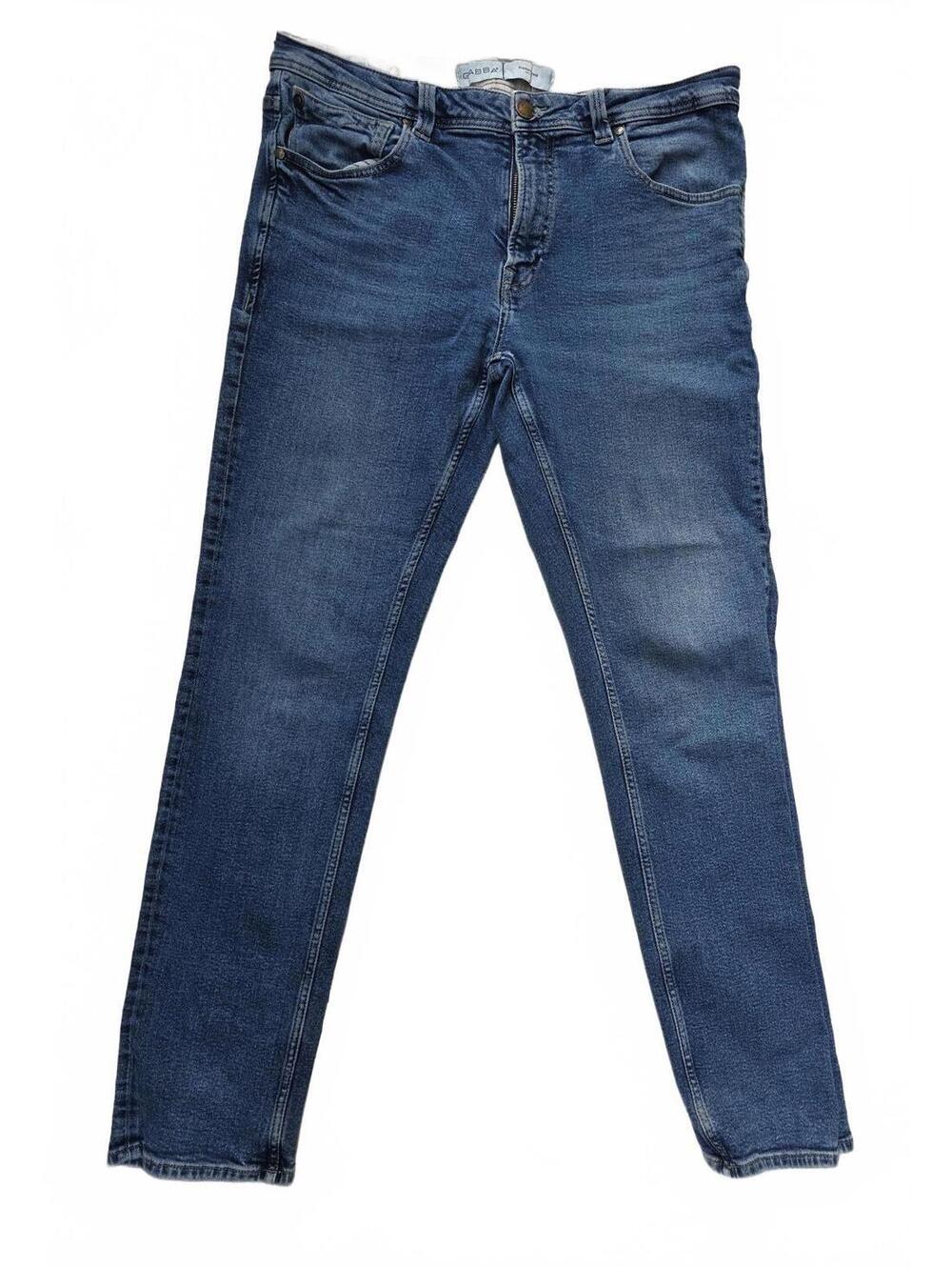 GABBA Nico K3572 Jeans 36x34 (Measures 36x31) Blue Straight Taper Stretch